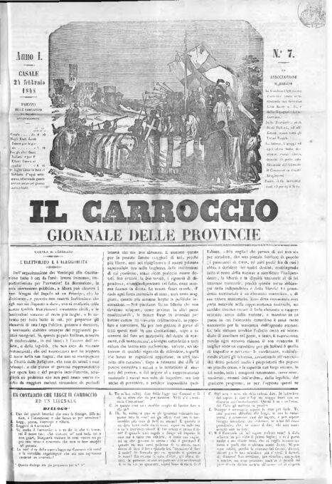 Il Carroccio - Edizione 7 del 24/02/1848